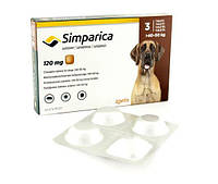 Simparica (Симпарика) Таблетки от блох и клещей для собак весом от 40-60кг (3шт)