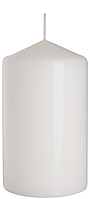 Декоративна свічка-циліндр sw70/120 біла BISPOL (12 см)