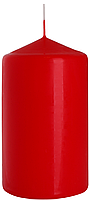 Декоративная свеча-цилиндр sw70/120 красная BISPOL (12 см)