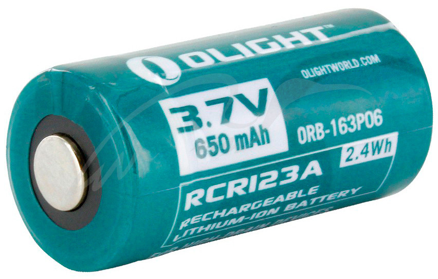 Акум. батарея Olight RCR 123 Li-Ion 650 mAh