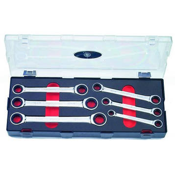 Набір накидних трещоточных ключів 6 пред. (8-19 мм)orce K50625