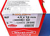 Покрівельні саморізи 4,8х19мм Wkret-Met Klimas WF колір RAL 9006 для профнастилу та металочерепиці до металу упаковка 250 штук, фото 2