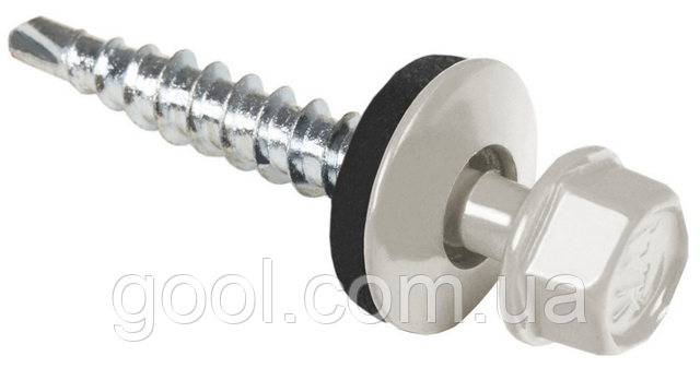 wf wkret-met шуруп саморез кровельный по металлу 4,8х19мм ral 9006