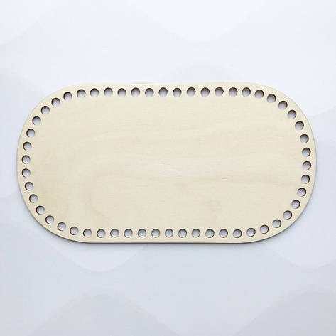 Овальне денце для в'язання 5*15 см, товщина 6 мм, фото 1