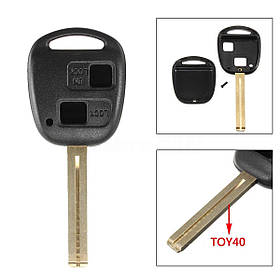 Заготівка ключа Lexus з місцем під 2 кнопки