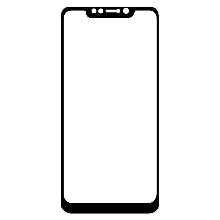 Захисне скло 3D Side Glue для Xiaomi Pocophone F1 (тех. пак) Black