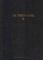 Книга De Personae / О Личностях. Сборник научных трудов