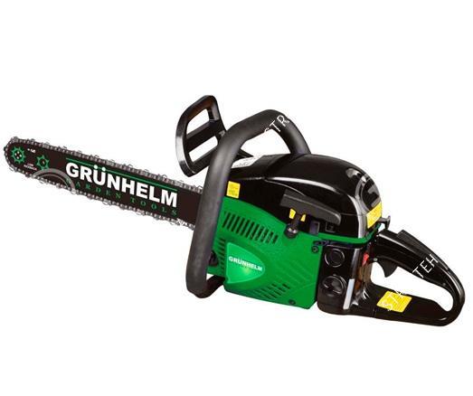 Бензопила ланцюгова Grunhelm GS-5200M Professional : 52 см3 | підвищений робочий ресурс