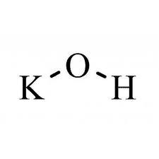 KOH - гідроксид калію ( луг )