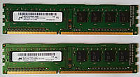 8GB 2x4GB DDR3 1600MHz Micron PC3 12800U 1Rx8 RAM Оперативная память