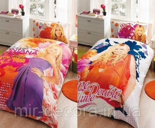 Постільна білизна Tac Disney — Hannah Montana Bright 160*220 підліткова, фото 1