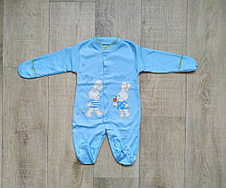 Чоловічок(комбінезон) на кнопках інтерлок з вишивкою 62 см