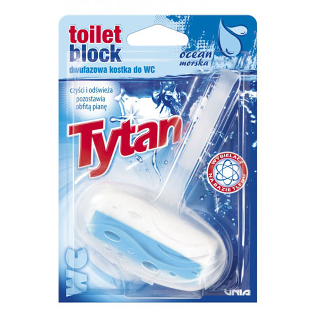 Ароматизований блок для туалету Tytan Морський, 40 г