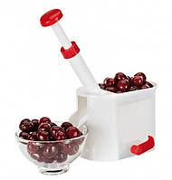 Машинка для удаления косточек из вишни UKC Cherry and Olive corer Вишнечистка Белый (258520) [2921-HBR]