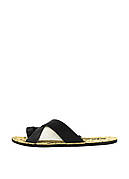 Шльопанці чоловічі чорні натуральна шкіра Україна On The Top — розмір 40 (26 см) (модель: Top126-PKblack)