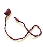 Пломба для одягу та сумок бордо (1000 шт./пач.)