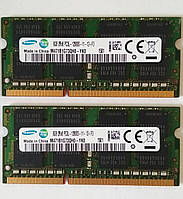 Для ноутбука 16GB 2*8GB DDR3L 1600MHz Samsung PC3L 12800S 2Rx8 RAM Оперативна пам'ять
