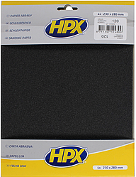 HPX 235930 Abrasive Sheet P120 — набір абразивних аркушів (4 шт./пач.)