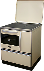 Піч на дровах з варильною поверхнеюThermo ROYAL 720 бежева 8 кВт Печі опалювальні Буржуйки MBS з водяним контуром