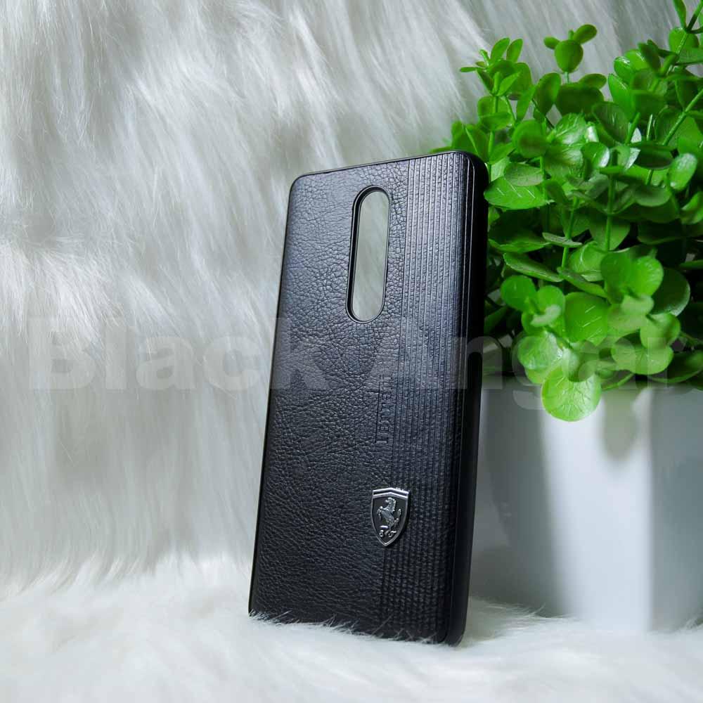 Чохол шкіра Xiaomi Redmi K20 Pro "Ferari" Чорний (Black)