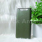 Шкіряний чохол Samsung A80 2019 Зелений (green), фото 3