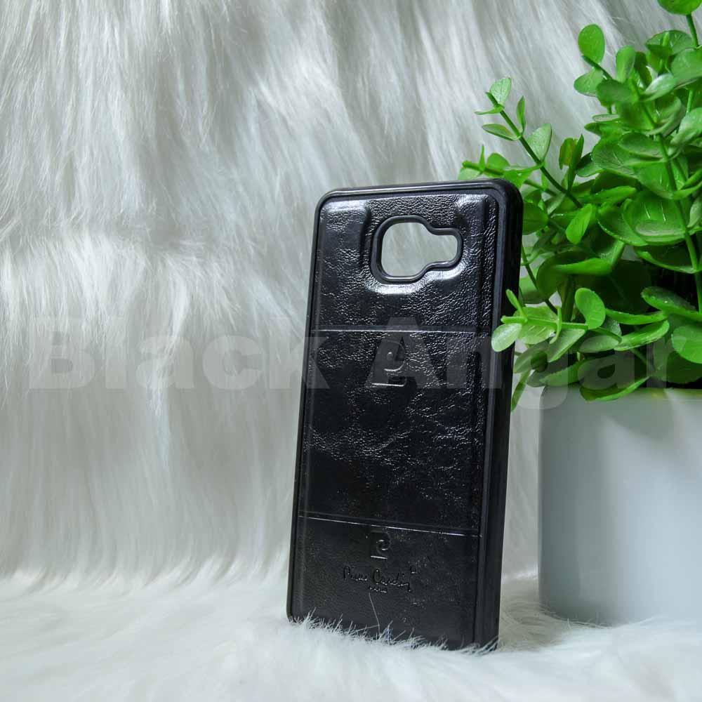 Чохол шкіра Samsung A510 / A5 2016 "Pierre Cardin" Чорний (black)