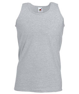 Майка чоловіча сіро-лілова ATHLETIC VEST Fruit of the Loom