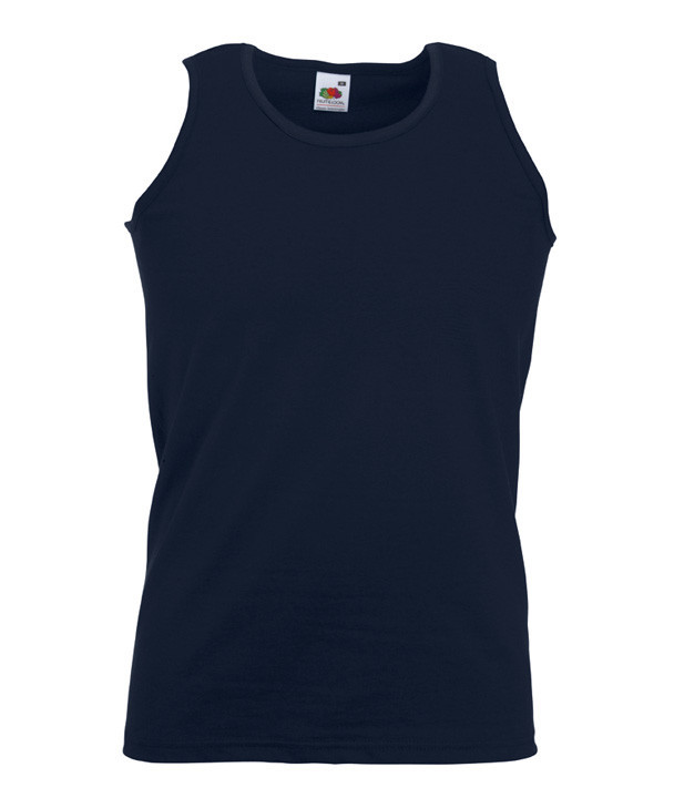 Майка чоловіча темно-синя ATHLETIC VEST Fruit of the Loom