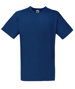 ФУТБОЛКА ТЕМНО-СИНЯЯ С V-ОБРАЗНЫМ ВЫРЕЗОМ VALUEWEIGHT V-NECK T