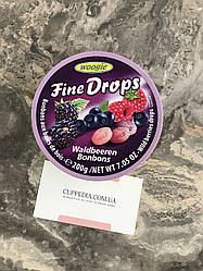 Льодяники Woogie Fine Drops лісові ягоди 200 грм