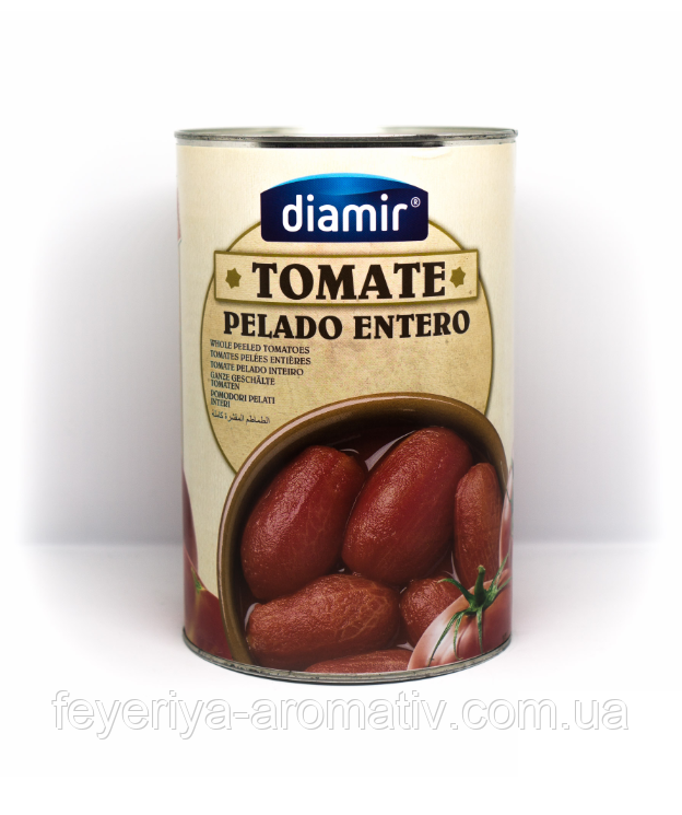 Томаты очищенные целые Diamir Tomate Pelado Entero 780г (Испания) - фото 1 - id-p1168688428