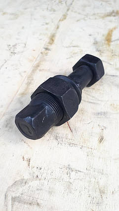 120-3104052 К-т футорка, шпилька, гайка шпильки внутр,гайка задня ліва різьба ЗІЛ 130, фото 1