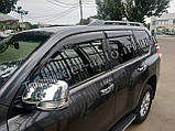Хром накладки на дзеркала Toyota Land Cruiser Prado 150 2009-2021, фото 7