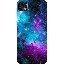 Чохол силіконовий з картинкою для ZTE Blade 20 Smart Космос