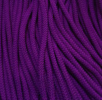 Шнур для одягу з наповнювачем 6мм колір фіолетовий (уп 100м) 26Ф