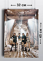Плакат А3, Black Pink 11