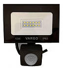 Прожектор світлодіодний із датчиком руху 10 W 6500 K VARGO, фото 2