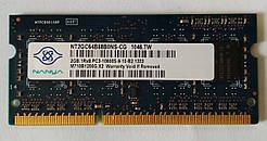 Для ноутбука 2 GB DDR3 1333MHz Nanya PC3 10600S 1Rx8 RAM Оперативна пам'ять