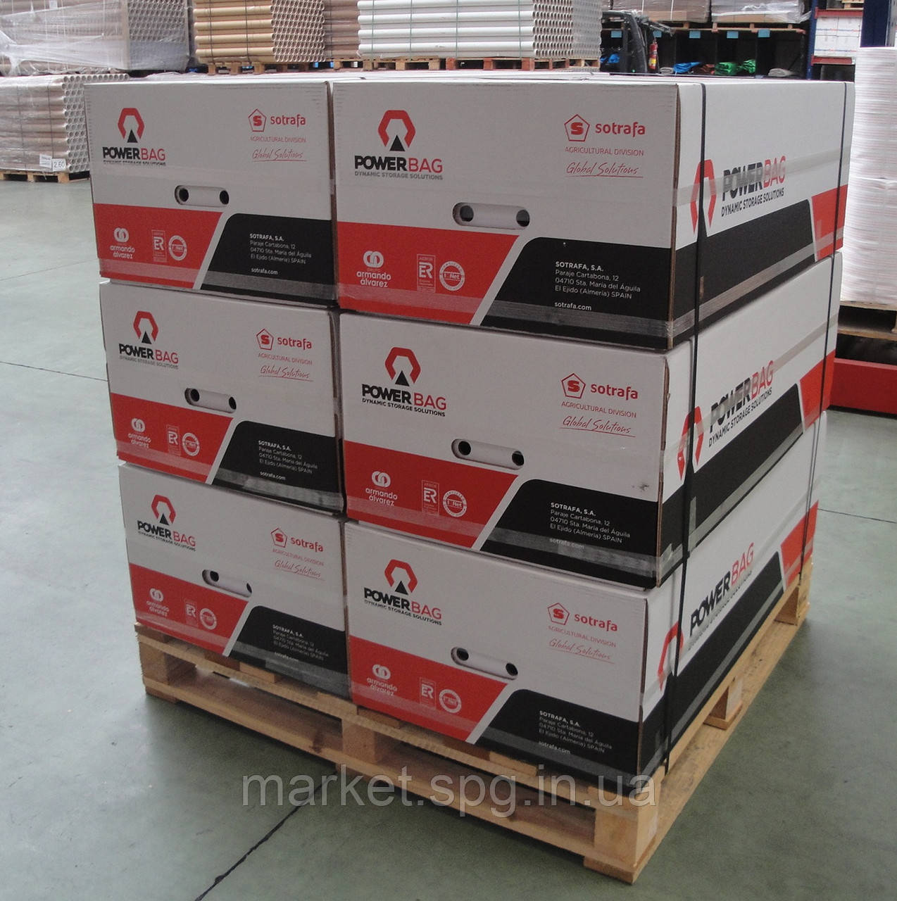 Рукав POWER BAG 1,95 м. 60 м. Зерновий Полімерний. Семислойний SOTRAFA