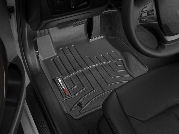 Килими гумові WeatherTech BMW 3-Series 2012-2018 передні чорні xDrive (All Wheel Drive повний привід )