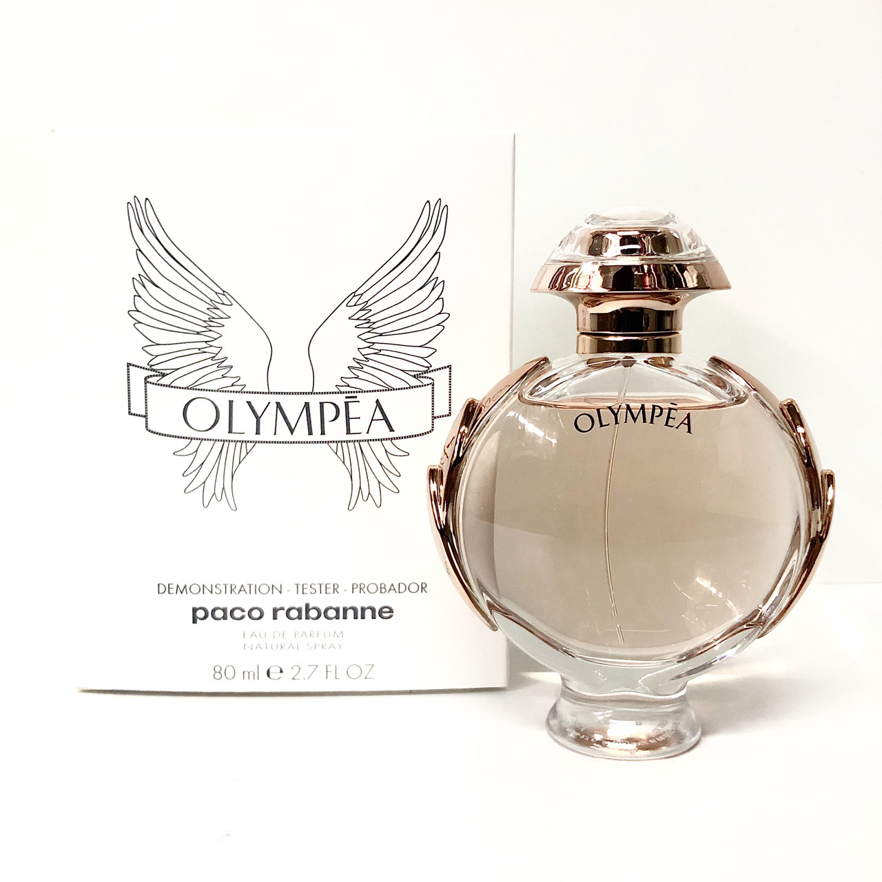 Оригінальна жіноча парфумована вода Paco Rabanne Olympea 80ml тестер, ванільний квітковий аромат