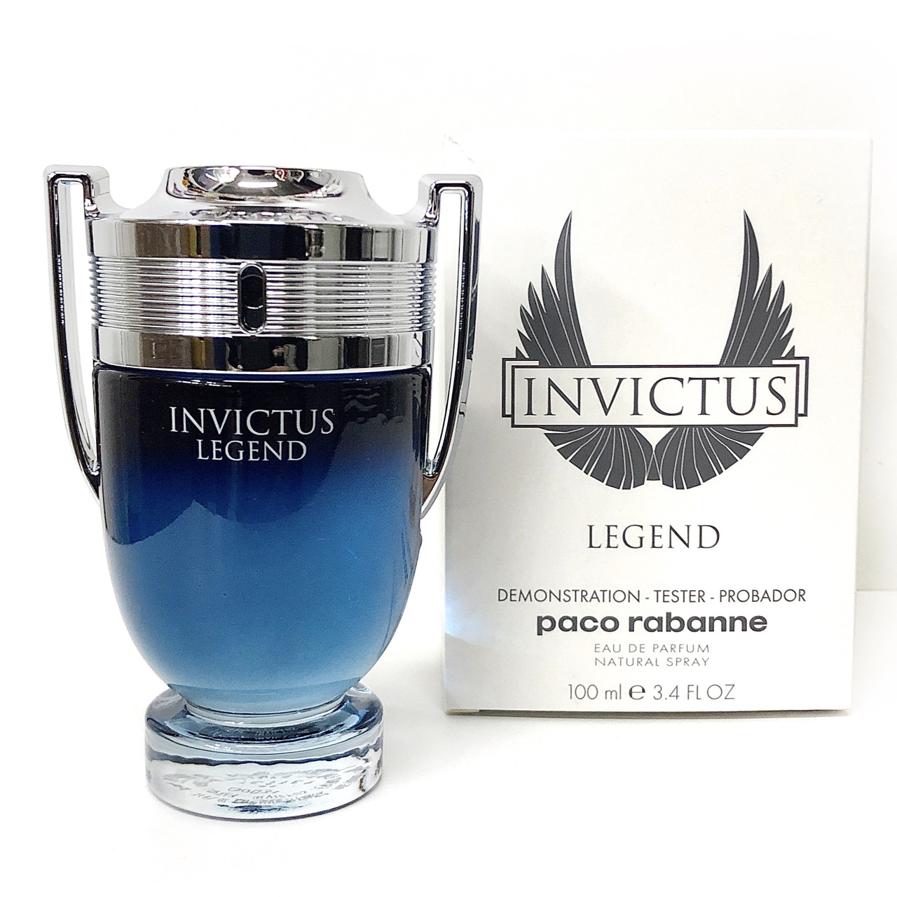 Елітна туалетна вода Paco Rabanne Invictus Legend 100ml оригінальний тестер, свіжий чоловічий морський аромат