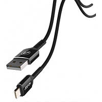 USB кабель Aspor A123 Type-C 2.1A/1.2м Black