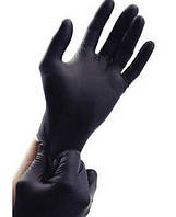 Перчатки SafeTouch Advanced Black нитриловые без пудры размер L 3.6 г 100 шт/уп