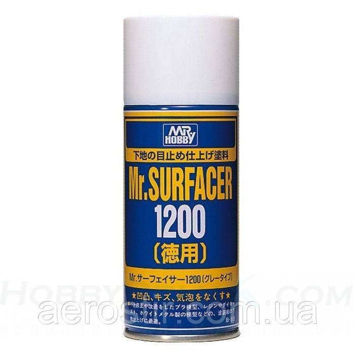 Ґрунтовка в балончику Mr. Surfacer 1200 Spray