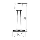 PUNTO Упор дверний DS PW-80 ABG-6 зелена бронза, фото 2