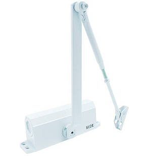 KEDR Доводчик дверний А051 (25-50 кг) білий