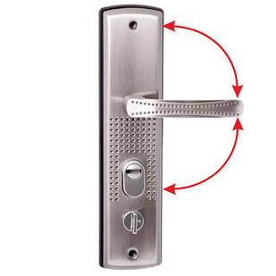 Ручки на китайські двері без підсвітки L ліва