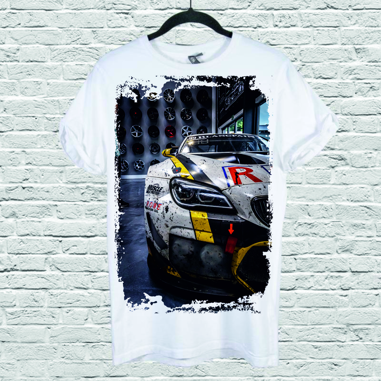 Футболка YOUstyle Car 0207 S White