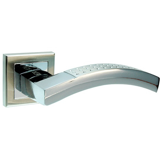 KEDR Дверні ручки HRoz-15.256-AL-S/CR